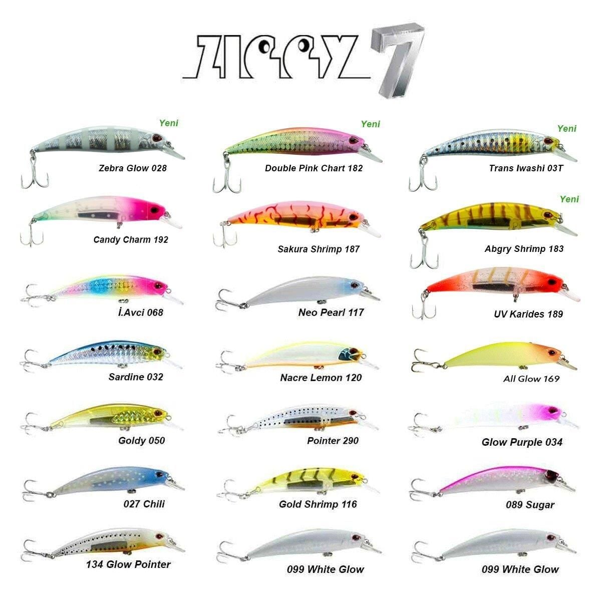 Fujin Ziggy 7 70mm 9.6gr Sinking LRF Maket Balık