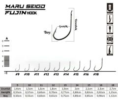 Fujin Maru Seigo Deliksiz Çapraz Olta İğnesi