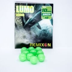 Remixon 10mm Yuvarlak Soft Boncuk - Yeşil (10Adet)