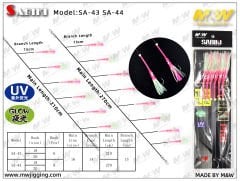 M&W Sabiki Pro (SA-43 44) Çapari Glow