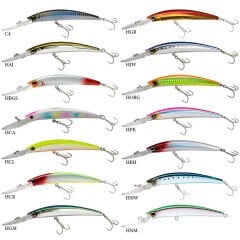 Yozuri Crystal Minnow Deep Diver Floating Sahte Balığı 90 mm